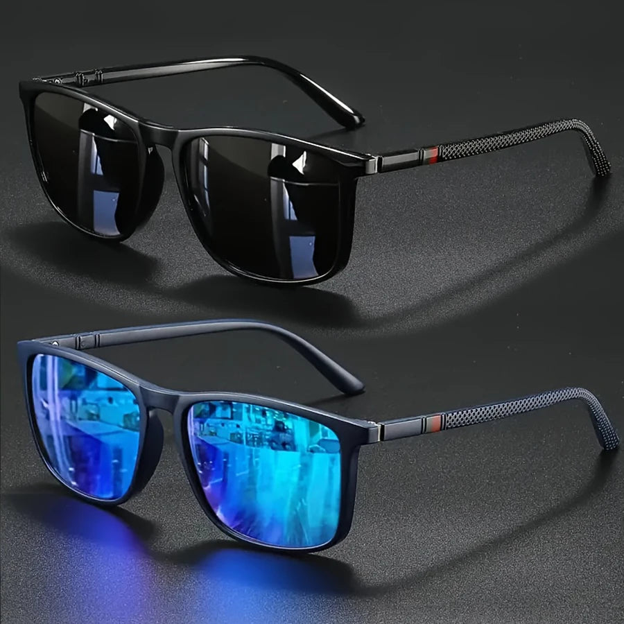 Square Vintage Cycling Sunglasses