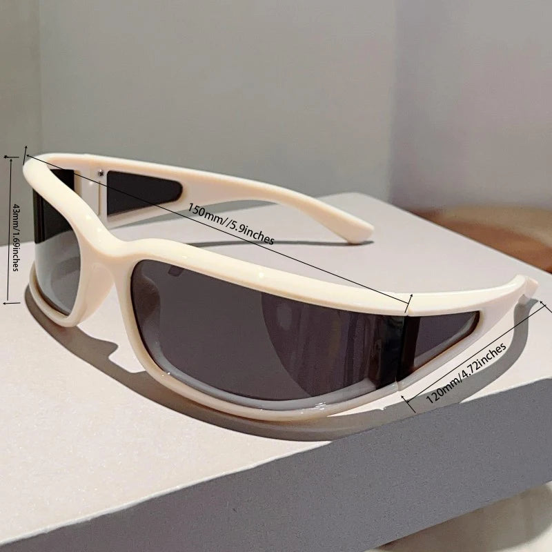 Y2k Wrapped Round Sunglasses