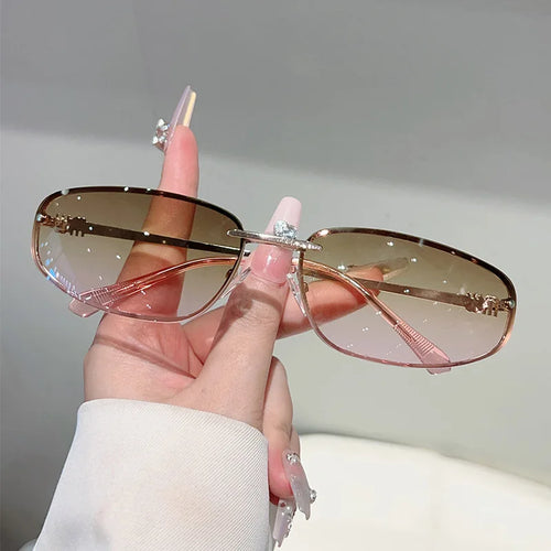 Silver Y2K Sunglasses