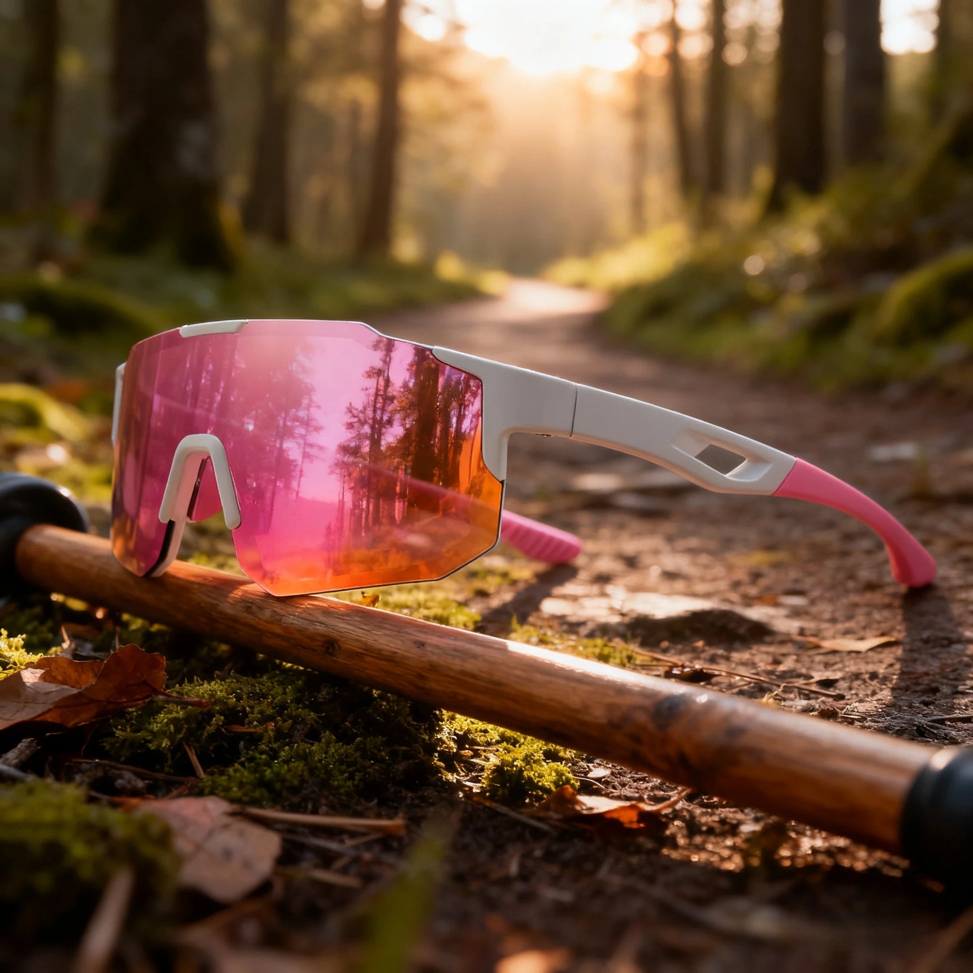 Oversized Colorful Sports Sunglasses