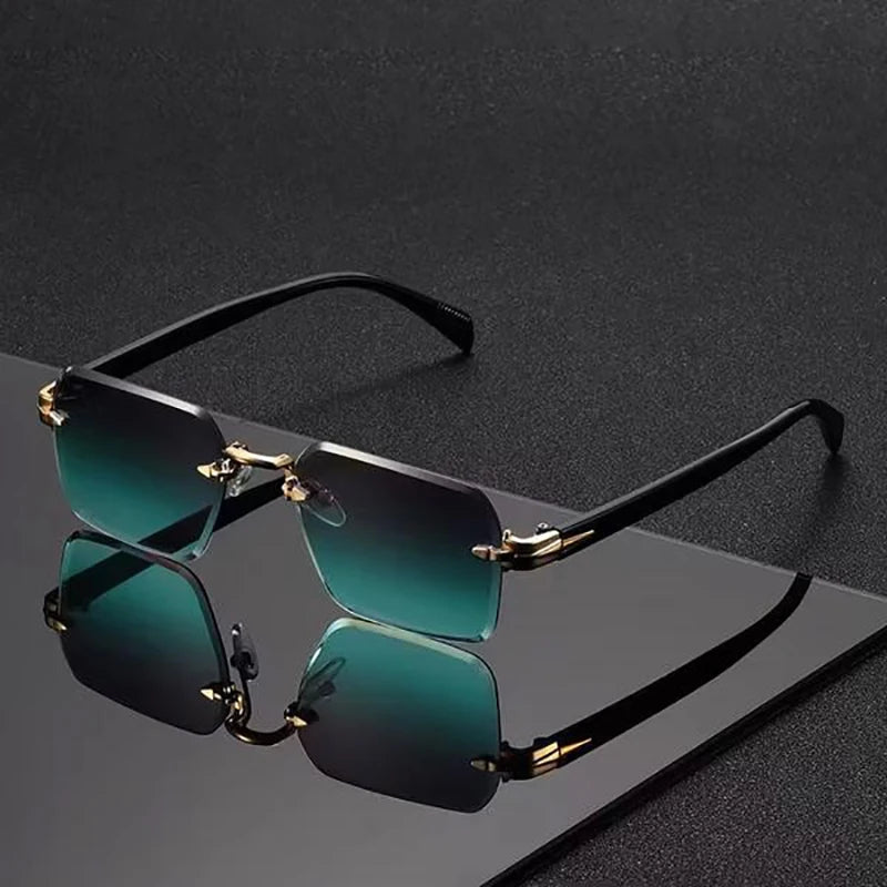 Luxury Rimless Sunglasses