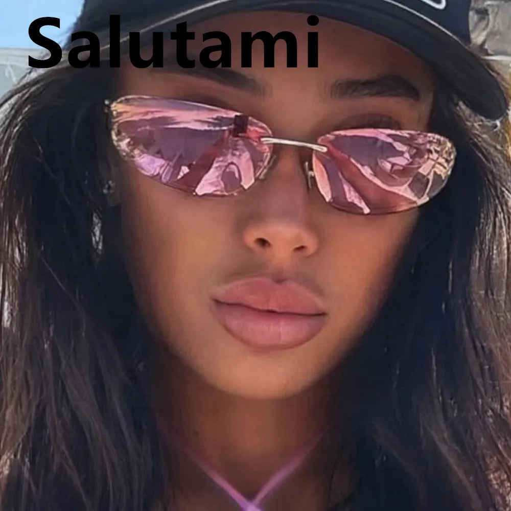 Silver Y2K Sunglasses