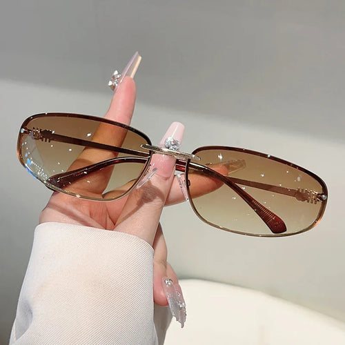 Silver Y2K Sunglasses