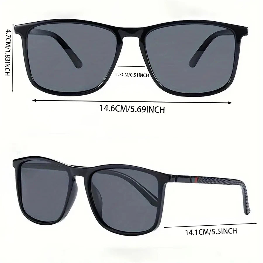 Square Vintage Cycling Sunglasses