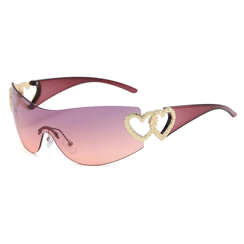 Y2K Rimless Oversized Sunglasses