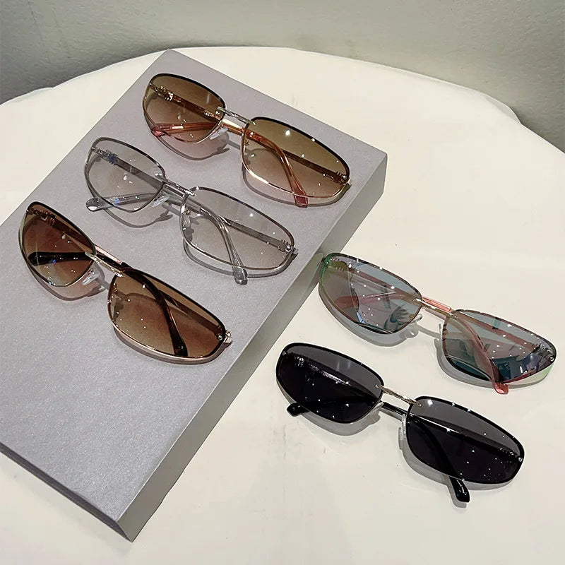 Silver Y2K Sunglasses