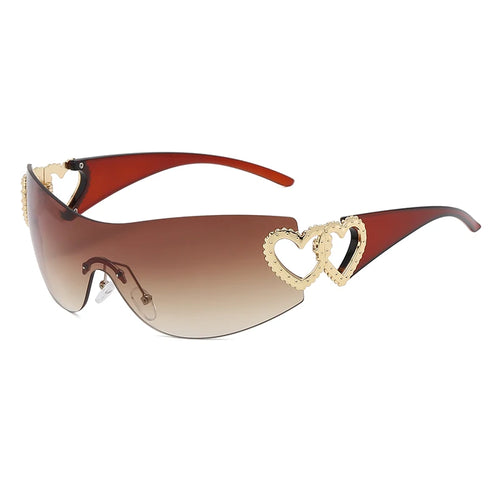 Y2K Rimless Oversized Sunglasses