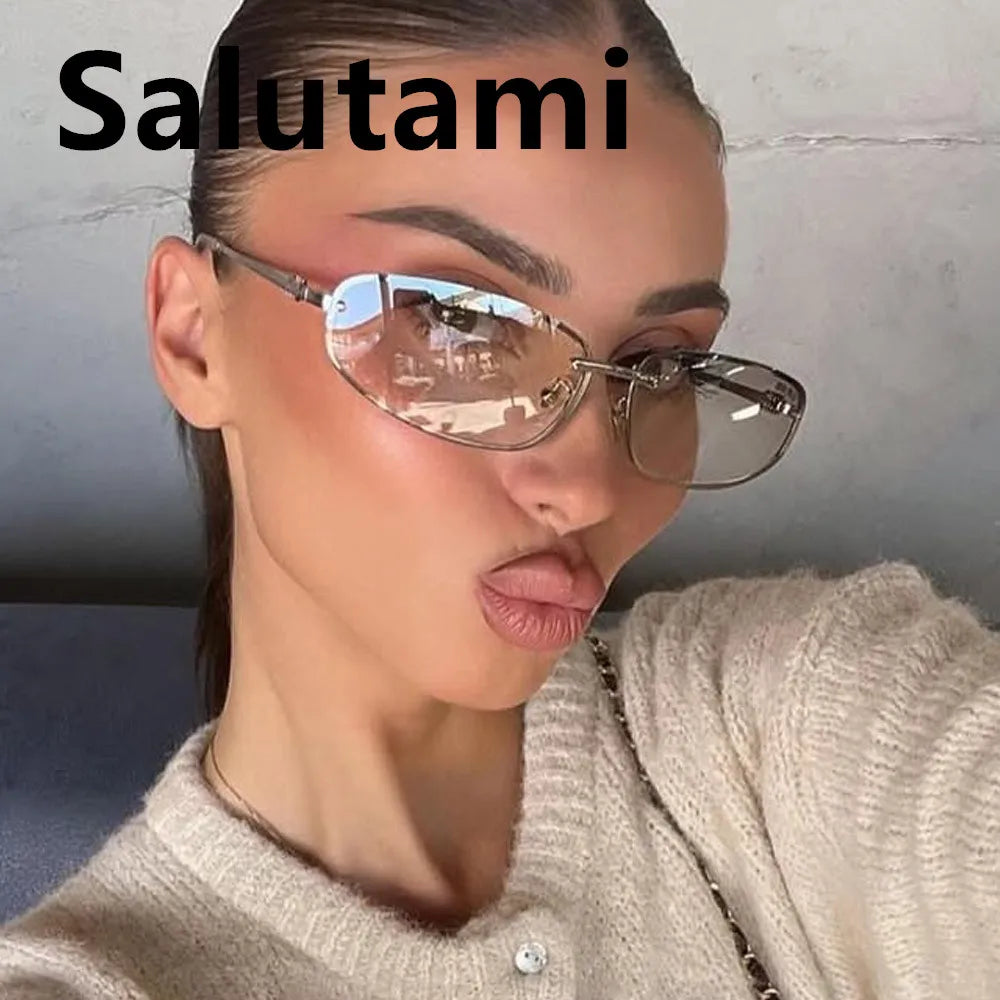 Silver Y2K Sunglasses