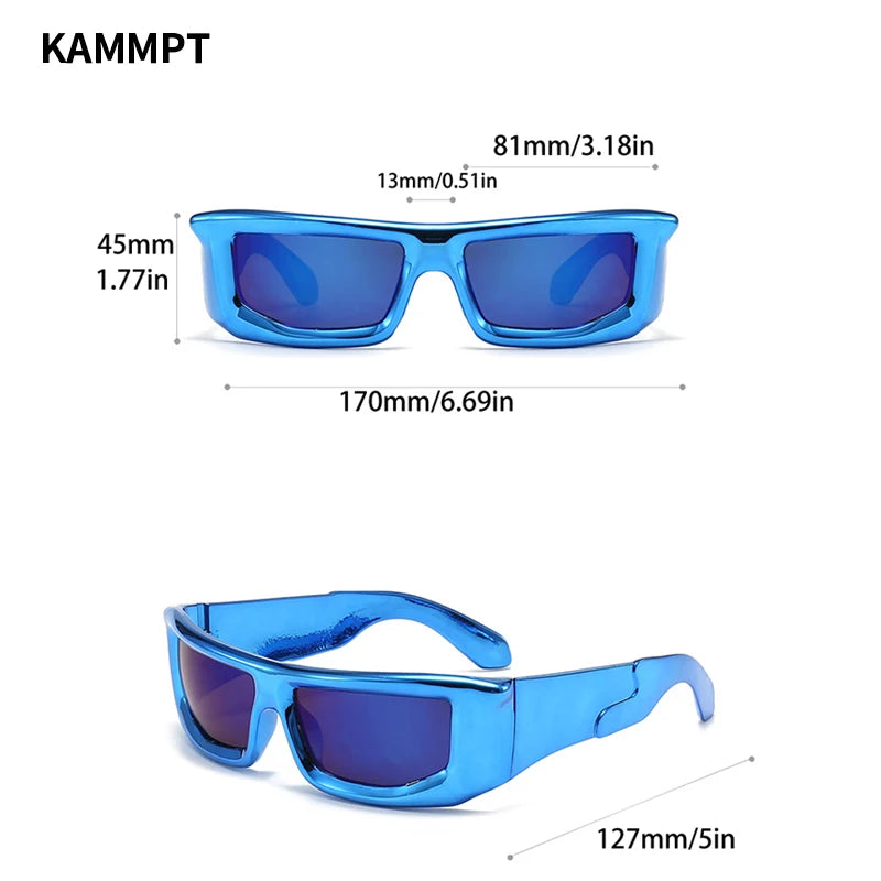 Y2k Wrap Round Sunglasses