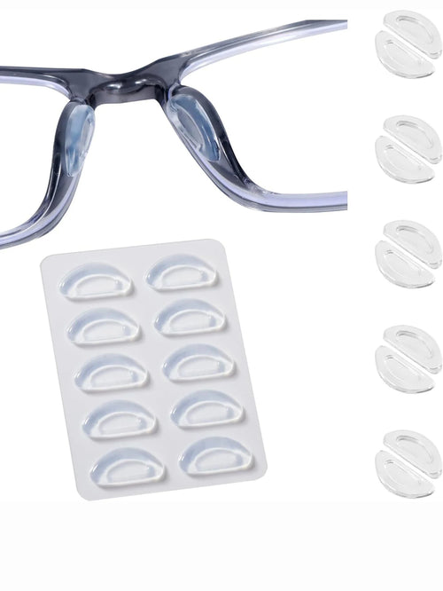 5pairs Eyeglasses Anti Slip Nose Pads Soft Silicone Adhesive Glasses