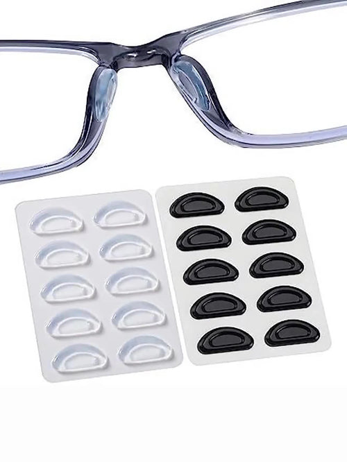 5pairs Eyeglasses Anti Slip Nose Pads Soft Silicone Adhesive Glasses