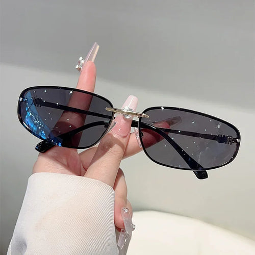 Silver Y2K Sunglasses