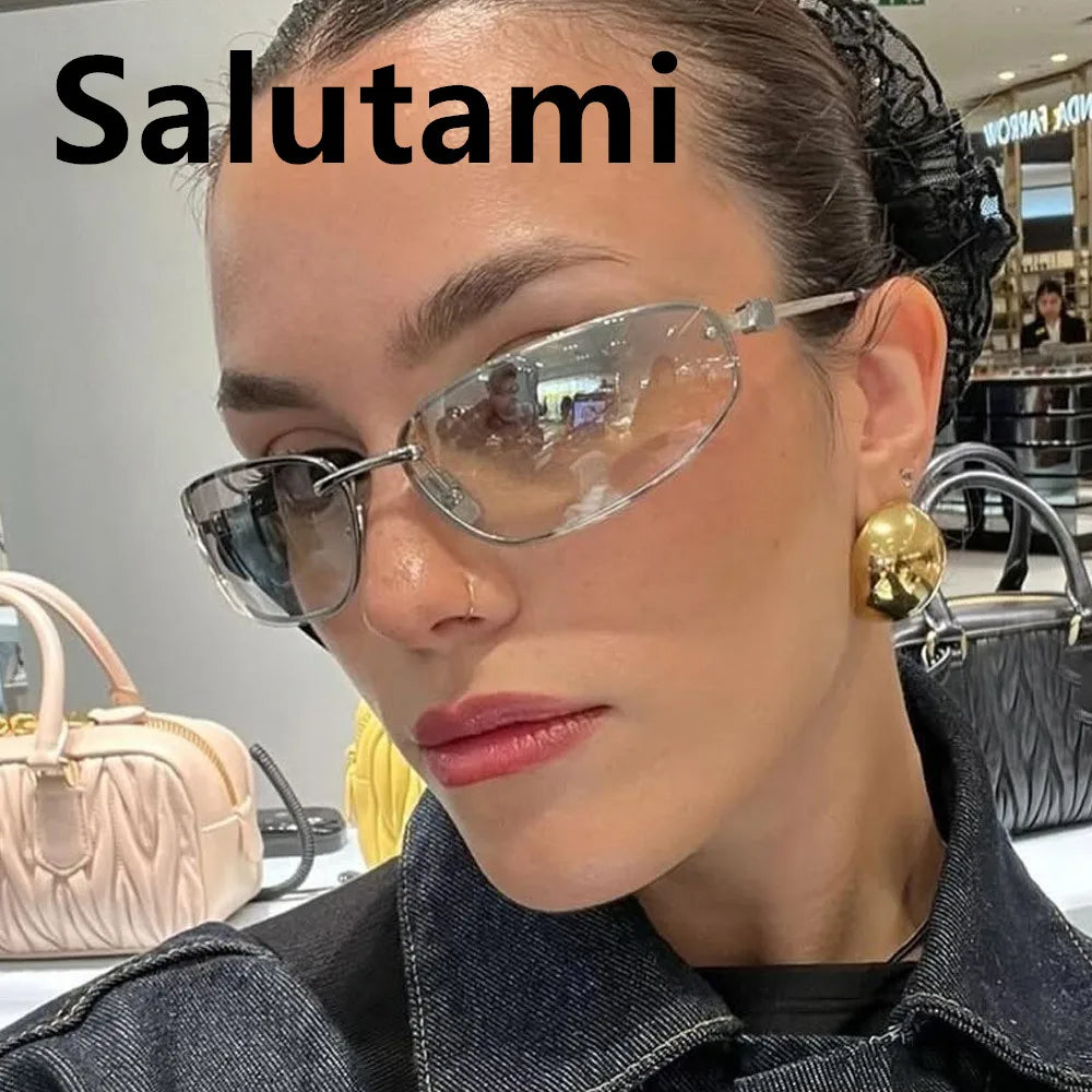 Silver Y2K Sunglasses